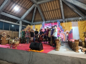 Dukung Pelestarian Budaya, Babinsa Hadiri Pembukaan Porsenides Pejeng Kawan