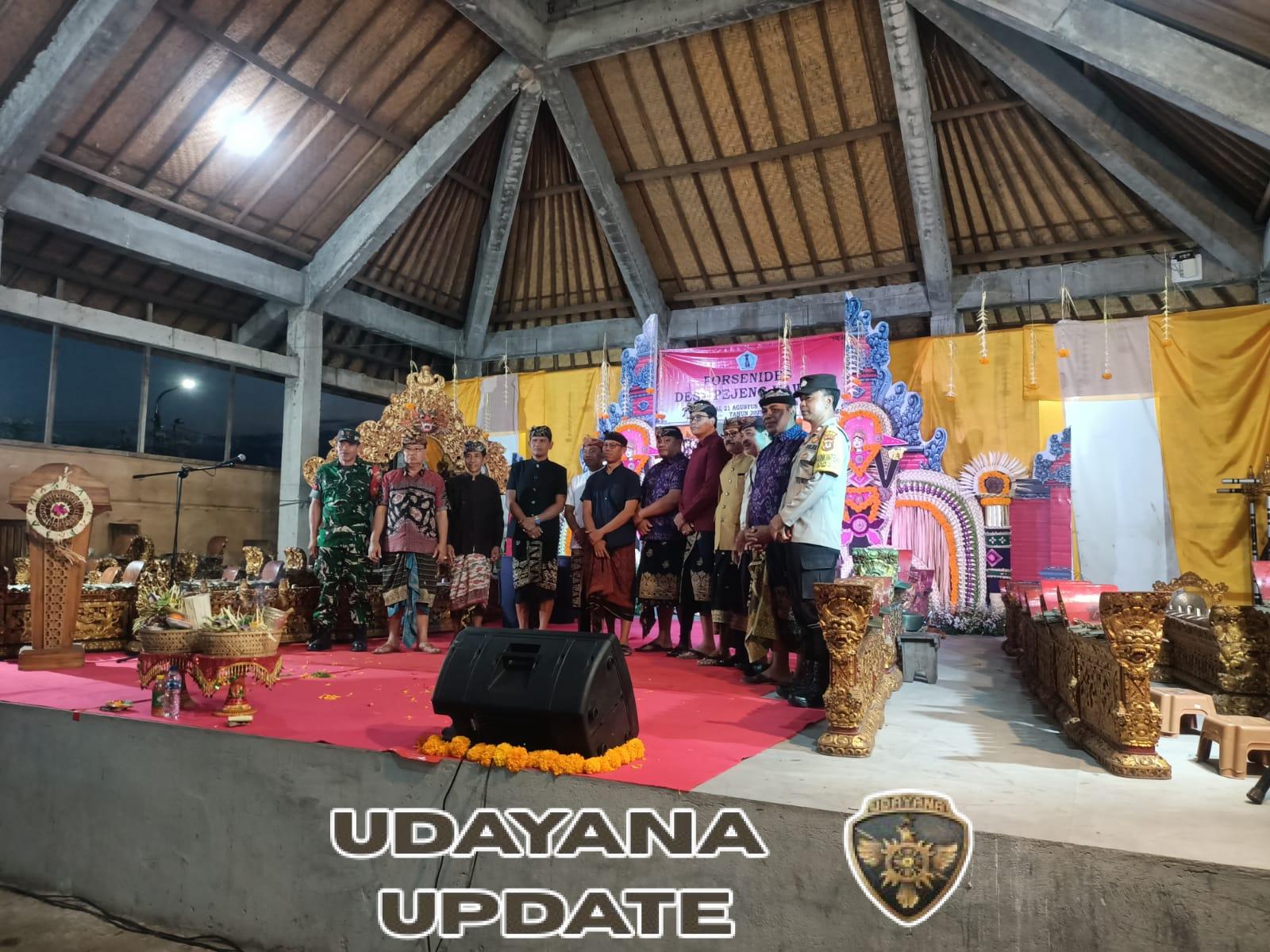 Dukung Pelestarian Budaya, Babinsa Hadiri Pembukaan Porsenides Pejeng Kawan