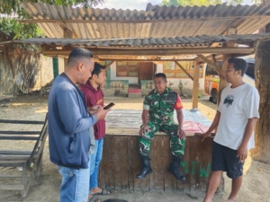 Pamwil dan Komsos Babinsa Koramil 1602-01/Ende di Desa Rukuramba Berjalan Lancar