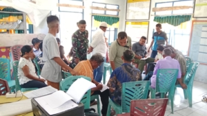 Babinsa Rote Tengah Hadiri Musyawarah Desa dan Rembuk Stunting RKPDES 2026