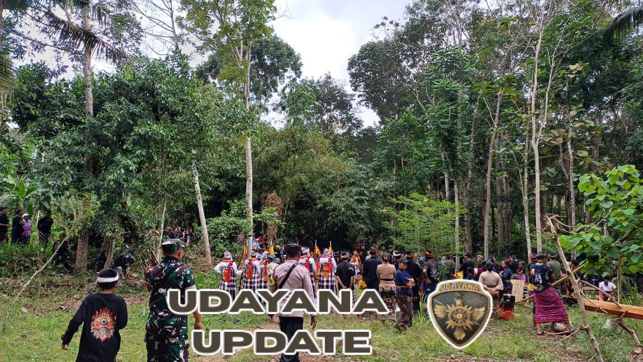 31 Makam Dibongkar Di Desa Adat Tukad Saang, Aparat TNI Dan Polri Turun Beri Pengamanan