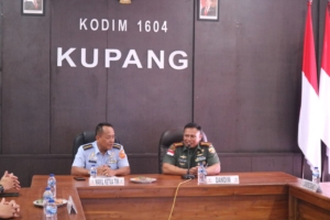 Dandim Kupang Sambut Tim II Penyelesaian Hukum BMN Kemhan
