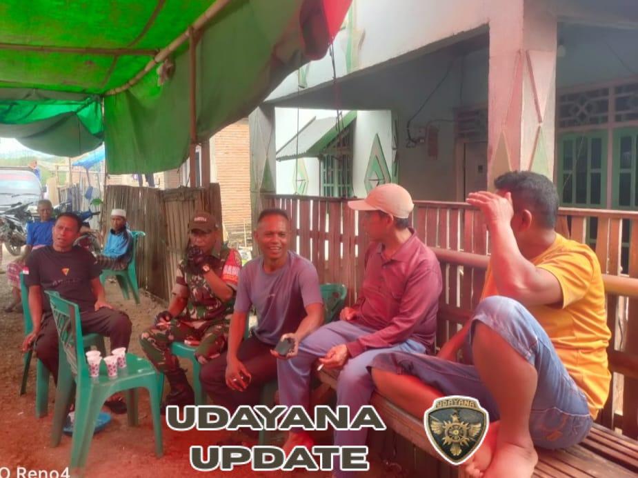 Babinsa Koramil Monta Ajak Warga Jaga Kondusifitas dan Harmoni di Desa