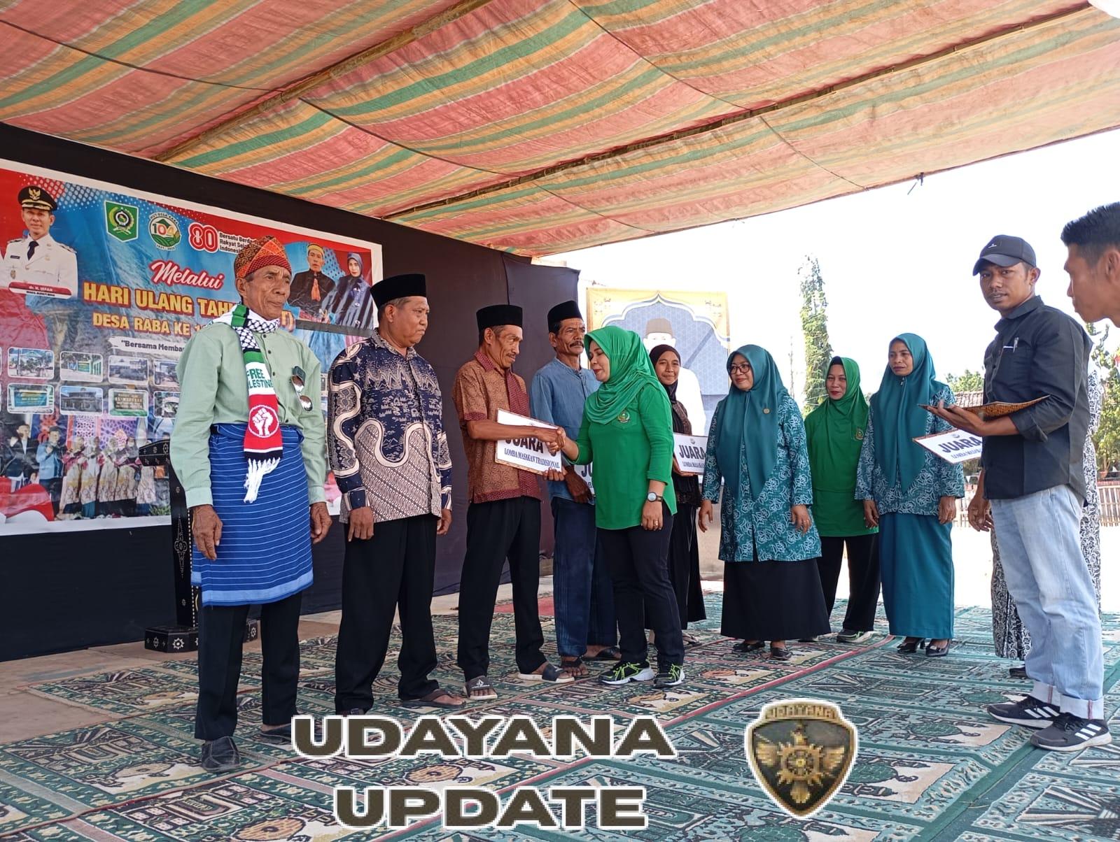 Danramil Hadiri Penutupan Lomba Lingkungan Desa Raba