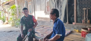 Babinsa Sanggalangit dan Kelian Subak Bahas Solusi Kekurangan Air Pertanian