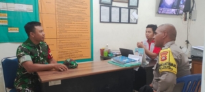 Babinsa Dan Bhabinkamtibmas Gelgel Rutin Monitoring Ketersediaan Pupuk Bersubsidi