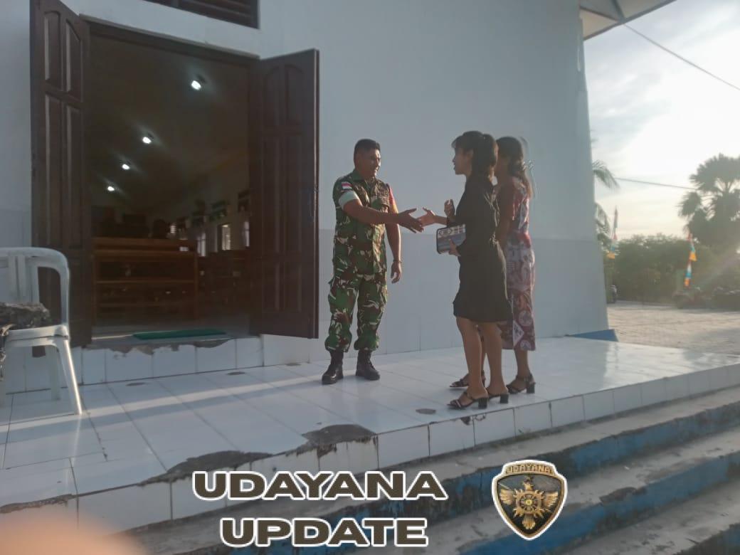 Koramil 1627-03/Batutua Laksanakan Pengamanan Ibadah Mingguan Jemaat Talitakumi Nggaut