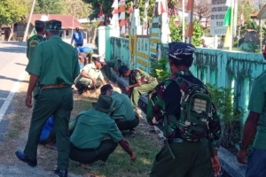 Perkuat Kemanunggalan TNI Rakyat, Koramil Haekesak Apel Bersama Mitra Binaan