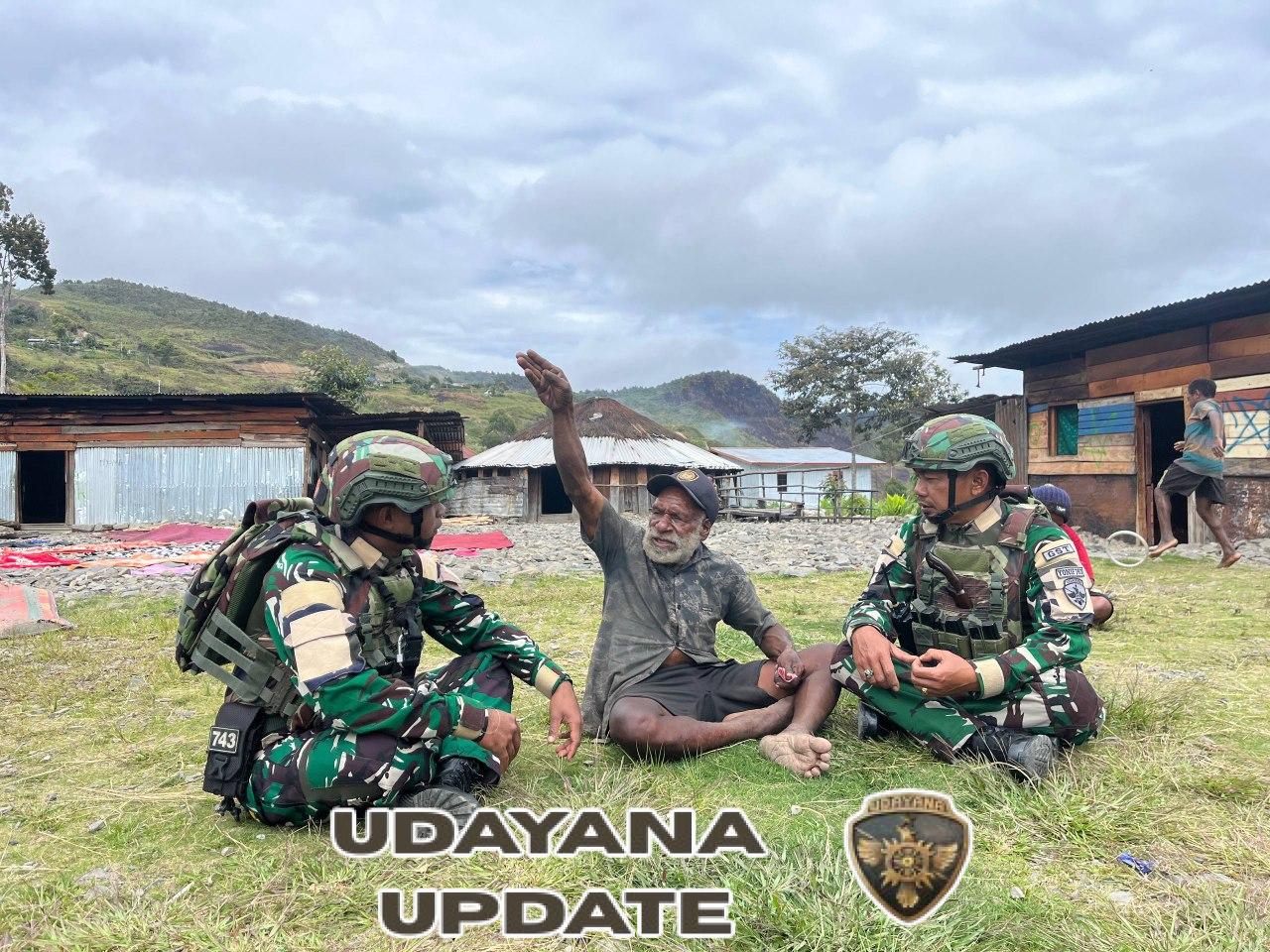 Satgas Yonif 743/PSY Gelar Minggu Kasih, Bagikan Pakaian untuk Warga Puncak Jaya