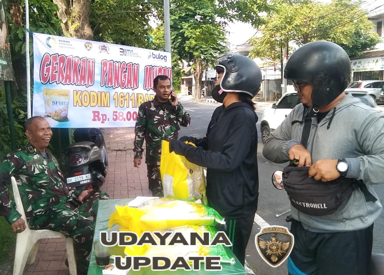 Koramil 1611-01/Dentim Gelar Gerakan Pangan Murah dalam Rangka HUT RI ke-80