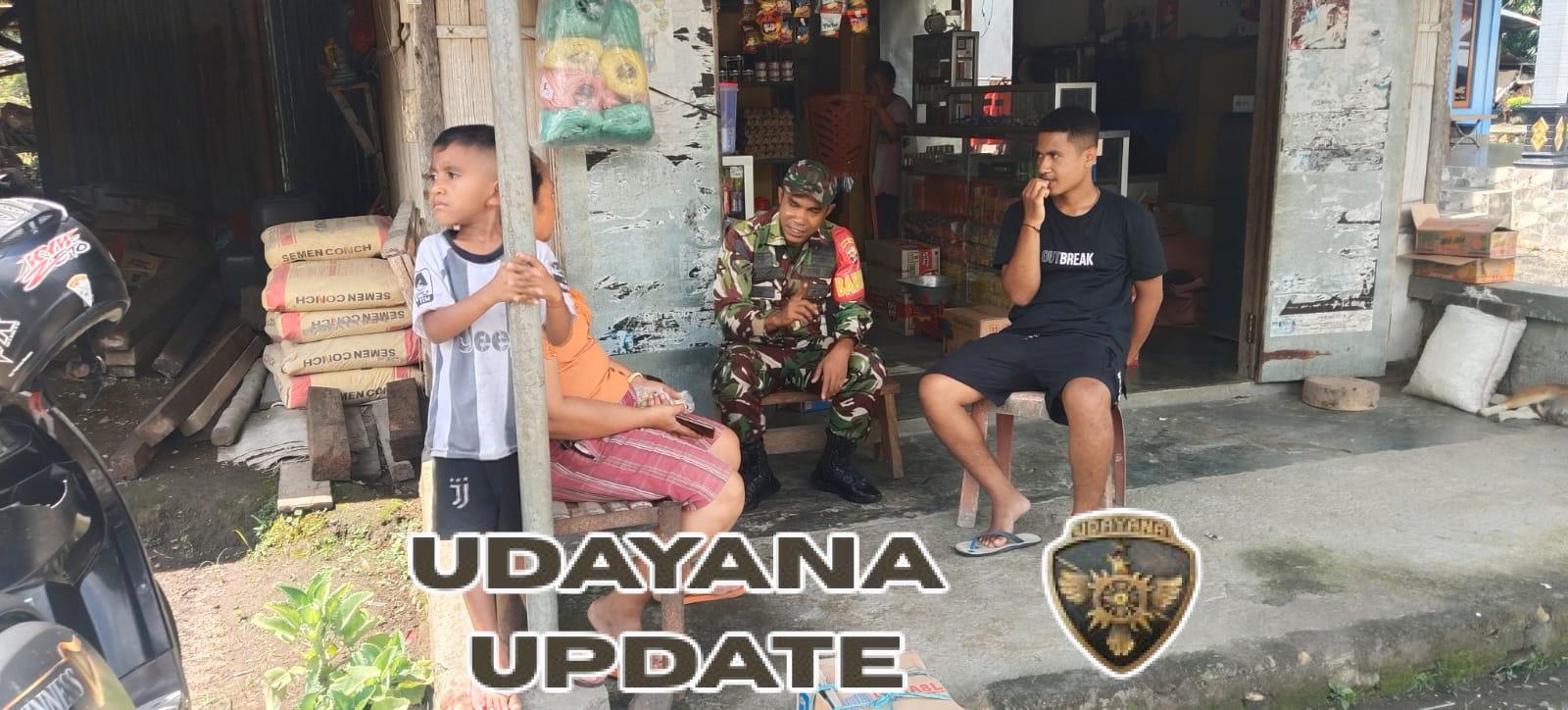 Komsos Babinsa Detusoko, Warga Sambut Positif Kehadiran TNI di Tengah Masyarakat