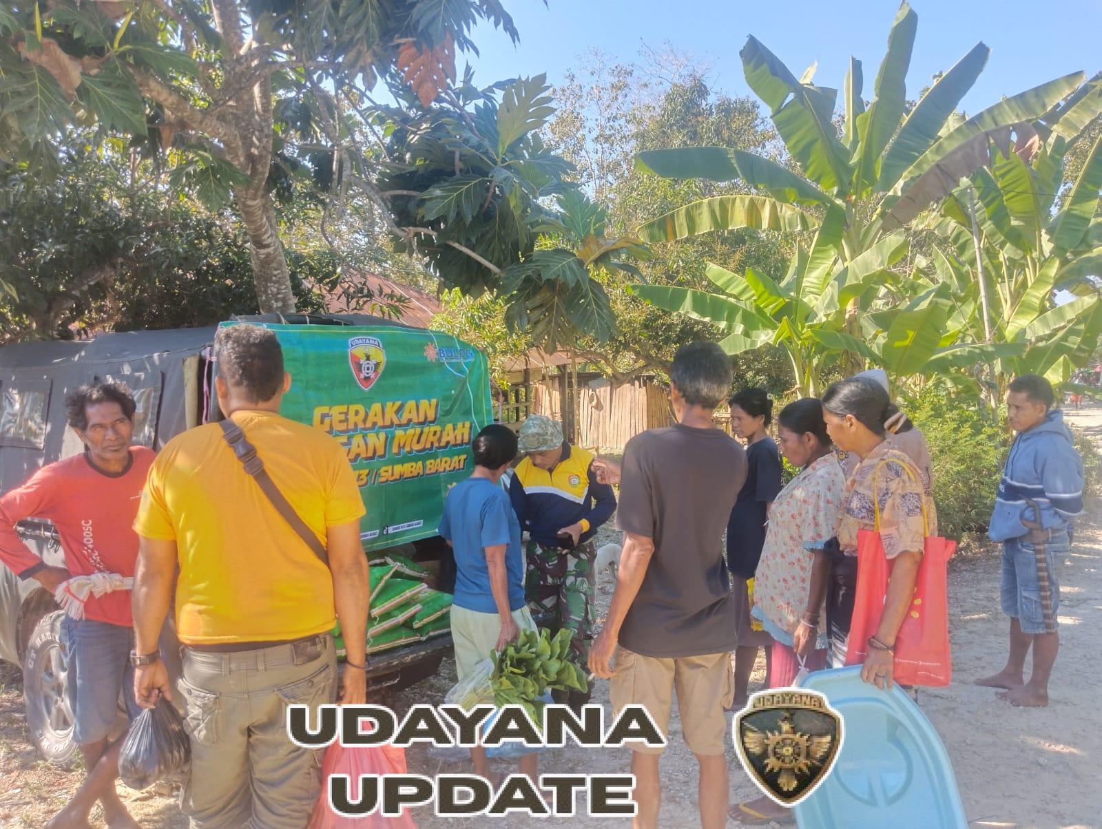 Babinsa Koramil 02/Walakaka Dampingi Warga Dalam Akses Pangan Murah