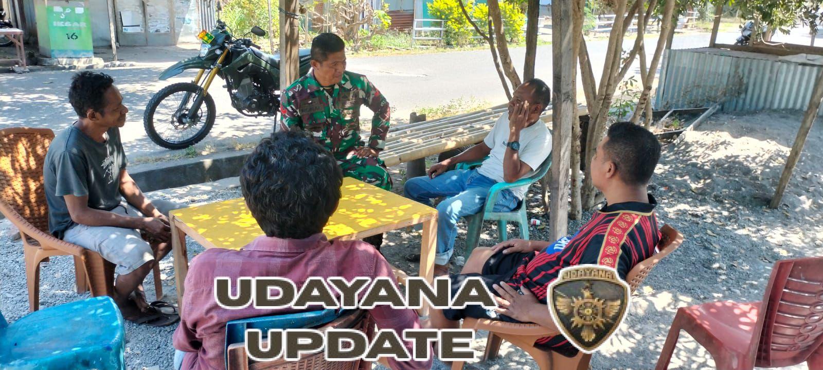 Warga Wetabua Diminta Aktif Jaga Ketertiban oleh Babinsa