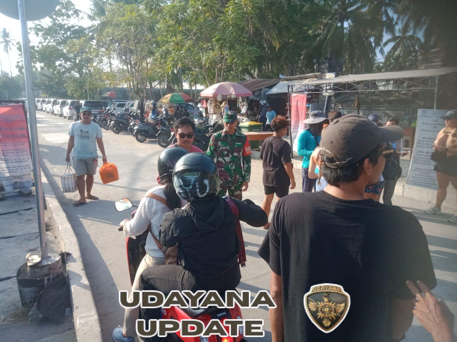 Pantau Kondusifitas Pelabuhan, Aparat Di Nusa penida Bersinergi Gelar Pengamanan