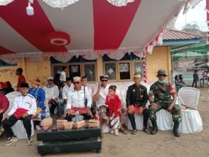 Babinsa Hadir Jaga Keamanan Pawai Budaya Matua