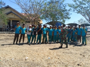 Komsos Babinsa Koramil 1618-06/Bian, Siswa SMA N Pantura Diajak Tepati Waktu dan Jaga Kesehatan