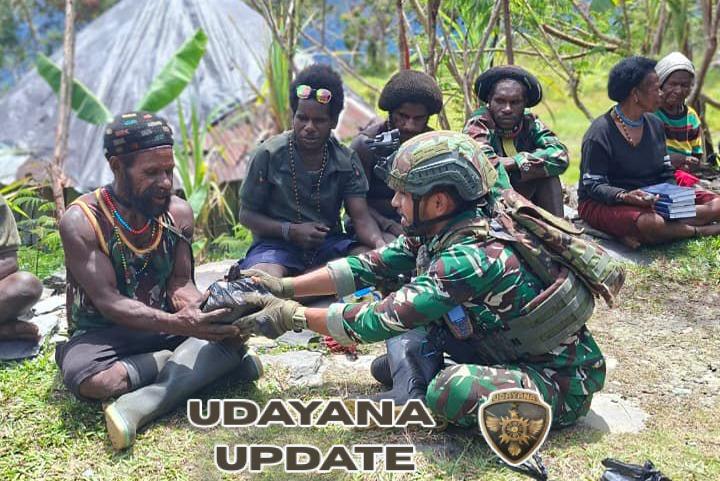 Satgas Yonif 743/PSY Hadirkan Kedamaian Lewat Anjangsana di Kampung Wuyukwi