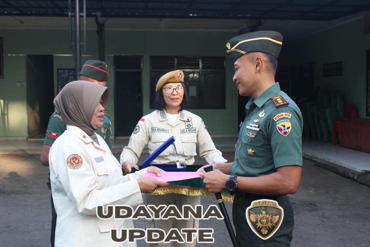 ASN Kodim Tabanan a.n Lasinem Resmi Purna Tugas, Upacara Dipimpin Langsung Oleh Dandim