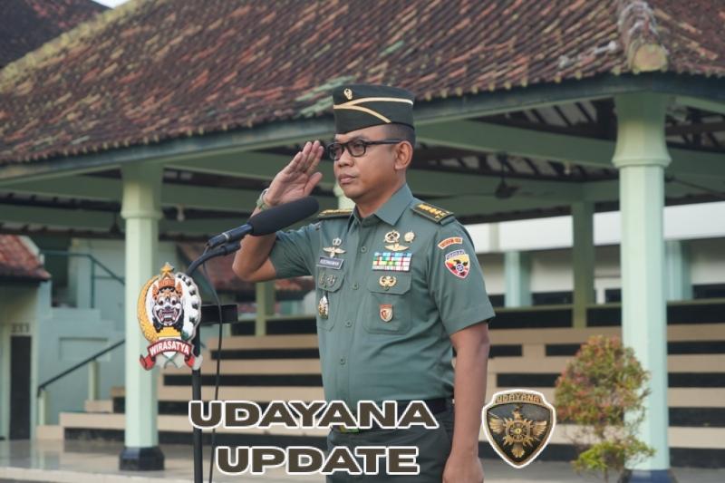 Upacara Bendera Mingguan, Korem 163/WSA Tanamkan Jiwa Kedisiplinan Prajurit