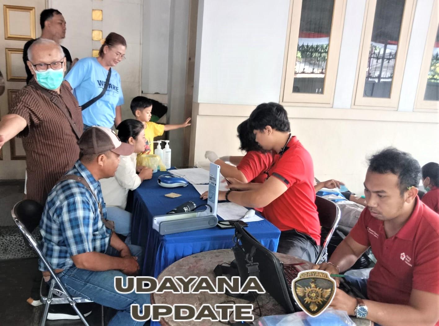 GBI Shallom dan PMI RS. Tabanan Gelar Donor Darah, Babinsa Atensi Kegiatan