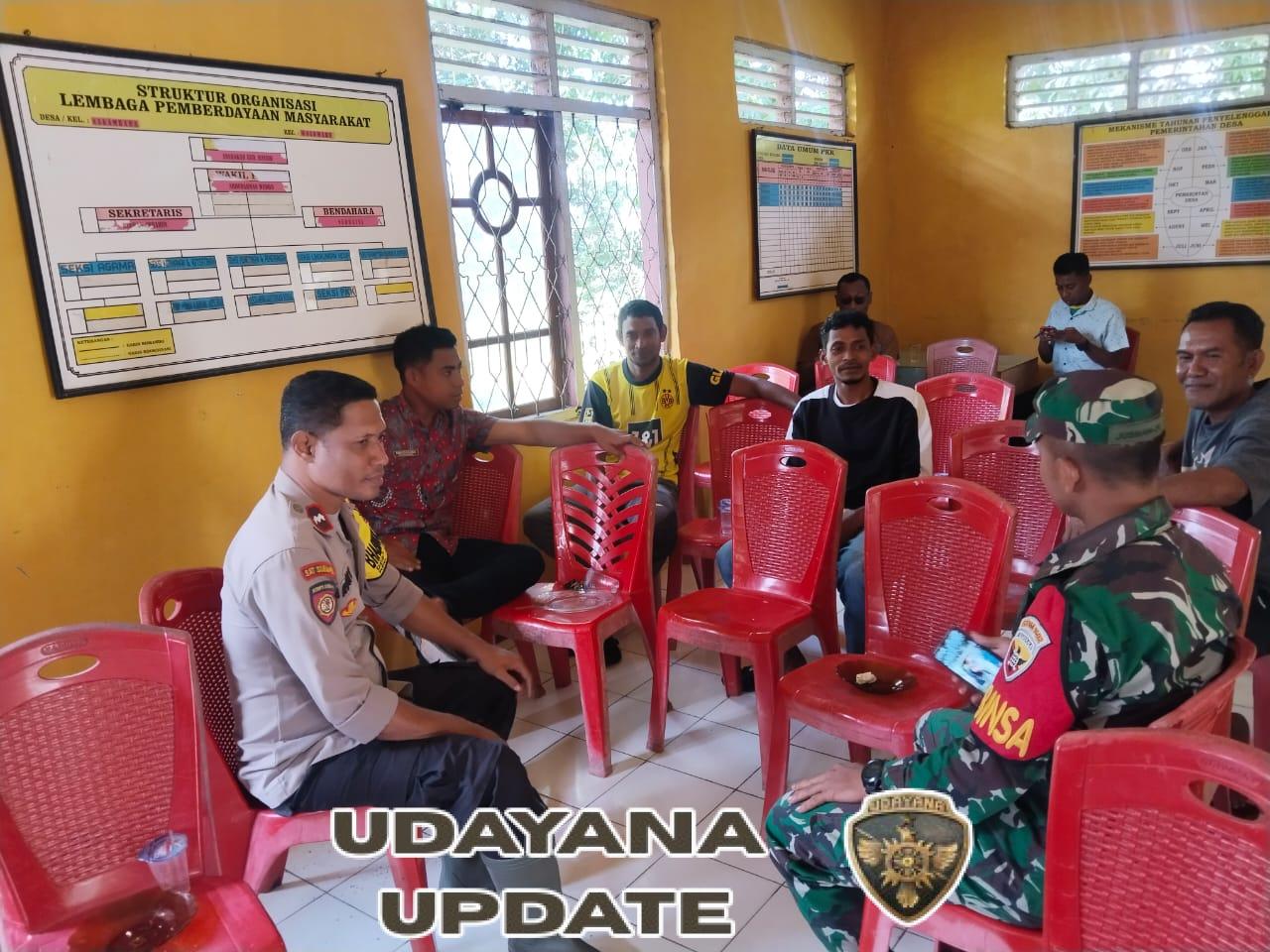 Tingkatkan Kamtibmas, Babinsa Koramil 1602-02 Wolowaru Gelar Komsos