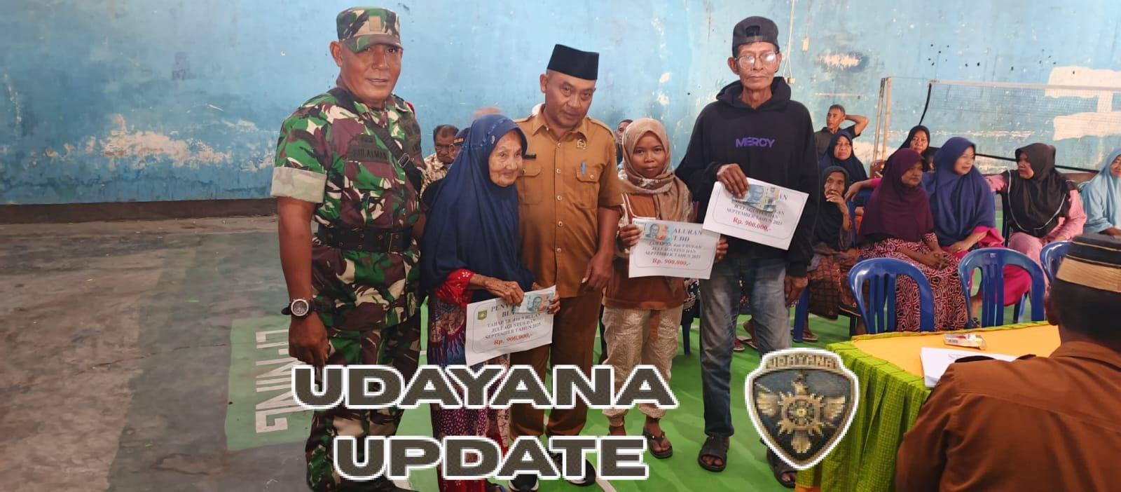 ‎Babinsa Desa Motong Dampingi Penyaluran BLT DD Agar Lancar dan Tepat Sasaran