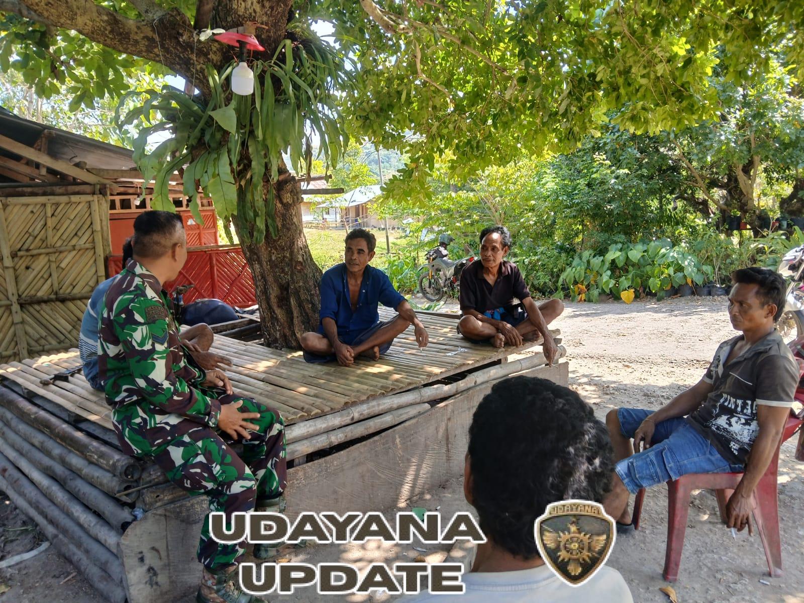 Babinsa Walakaka Ajak Warga Harona Kalla Jaga Kamtibmas