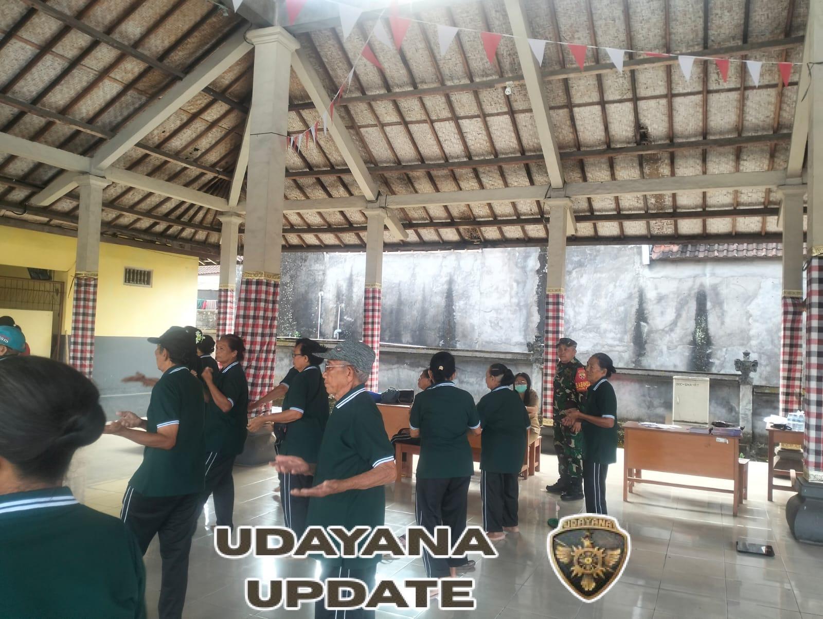 Tingkatkan Kualitas Kesehatan Lansia, Babinsa Bakas Aktif Dampingi Rikkes Dan Senam Lansia