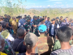 Dandim 1618/TTU Bersama Dansatgas dan Kapolres TTU Tinjau Langsung Lokasi Bentrok di Perbatasan RI–RDTL