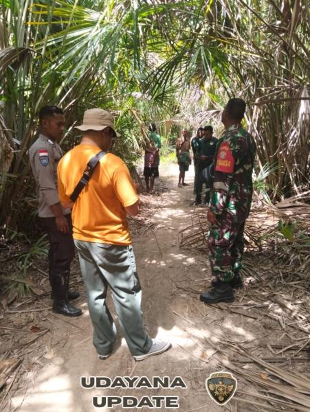 Babinsa Bipolo Dukung Pelestarian Hutan Bersama Aparat Terkait