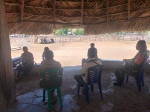 Babinsa Koramil 1618-06/Bian Aktif Monitoring dan Komsos di Wilayah Binaan Desa Maukabatan