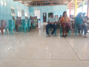 Babinsa dan Pemdes Kaenbaun Kompak Dalam Upaya Penanganan Stunting