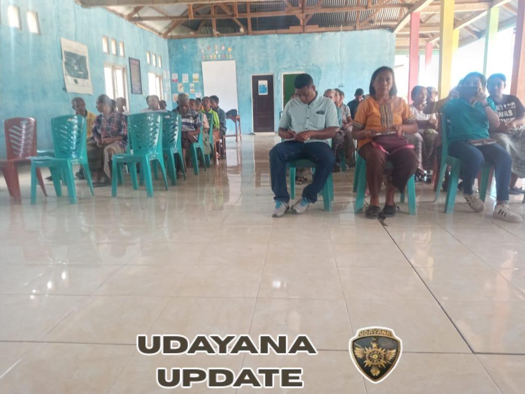 Babinsa dan Pemdes Kaenbaun Kompak Dalam Upaya Penanganan Stunting