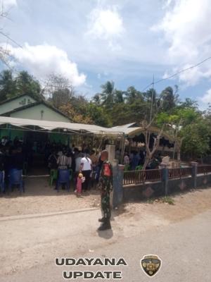 Wujud  Bela Sungkawa,Babinsa Hadiri Ibadah Pemakaman Warga Binaan.