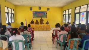 Mini Lokakarya Nggoa, Babinsa Koramil 01/Lewa Tunjukkan Dukungan Penuh