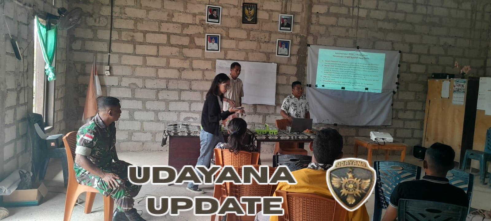 Babinsa Koramil 1627-03/Batutua Hadiri Diskusi Peningkatan Ekonomi Petani Rumput Laut di Desa Tasilo