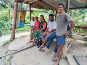 Kodim 1602/Ende Tingkatkan Kamtibmas Melalui Komsos dan Pamwil di Lingkungan Woloare