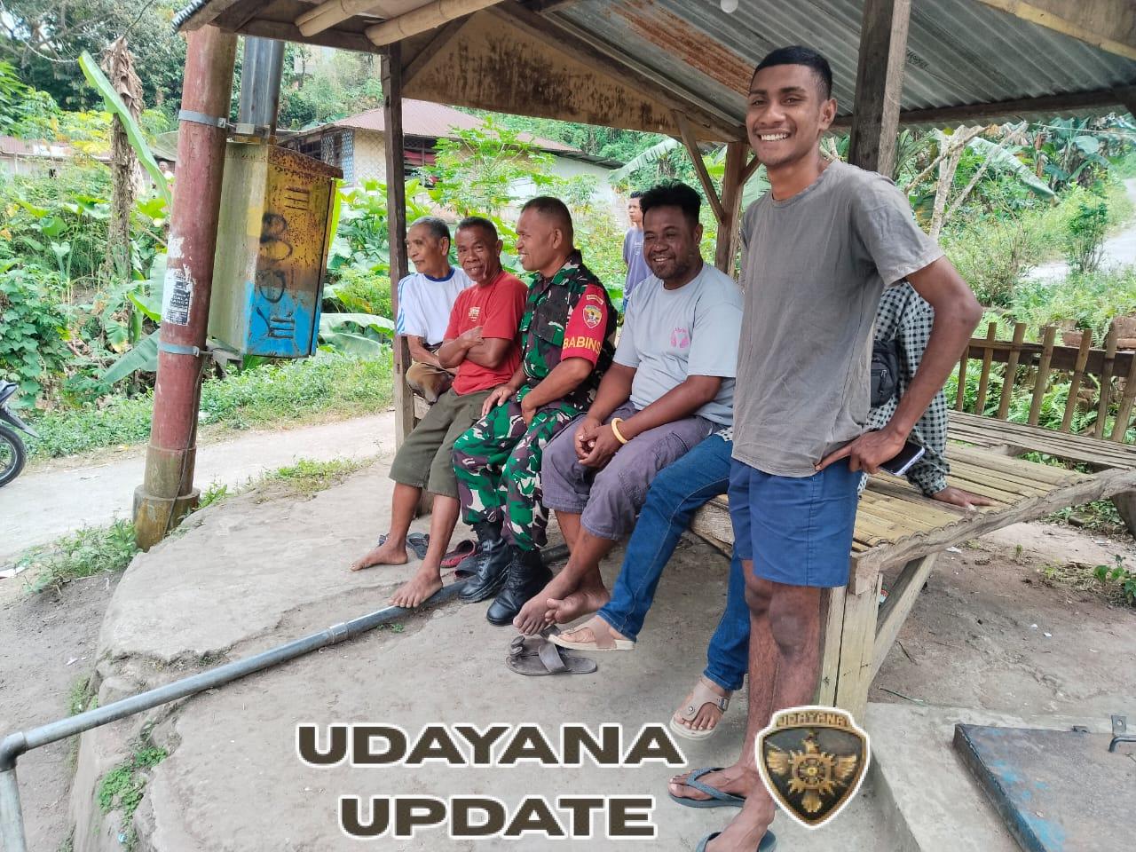 Kodim 1602/Ende Tingkatkan Kamtibmas Melalui Komsos dan Pamwil di Lingkungan Woloare