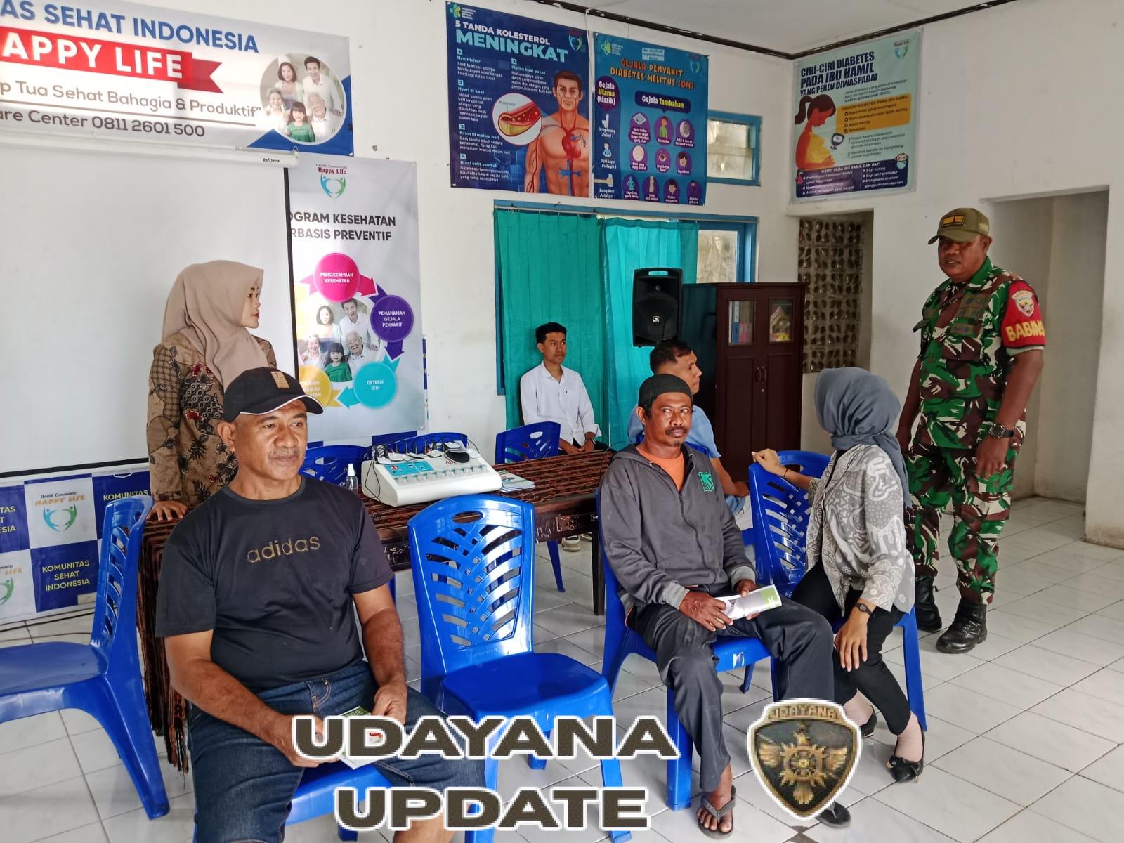 Babinsa Aktif Jaga Keamanan dan Kesehatan Masyarakat di Kelurahan Kotaratu