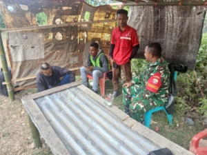 Babinsa Wolowaru Gelar Komsos dan Pamwil, Warga Diminta Waspada Cuaca