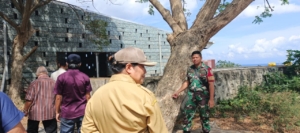 Pengukuran Tanah Hak Pakai Kongregasi SVD di Ende, Babinsa Turut Terlibat