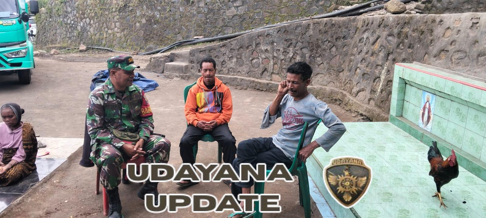 Babinsa Ende Ajak Masyarakat Jaga Kamtibmas dan Keselamatan Berkendara