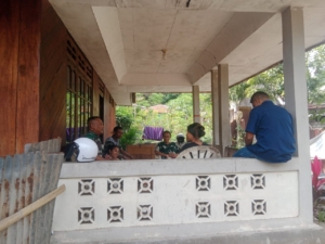 Kegiatan Monitoring dan Pamwil Babinsa di Wilayah Binaan Berjalan Lancar