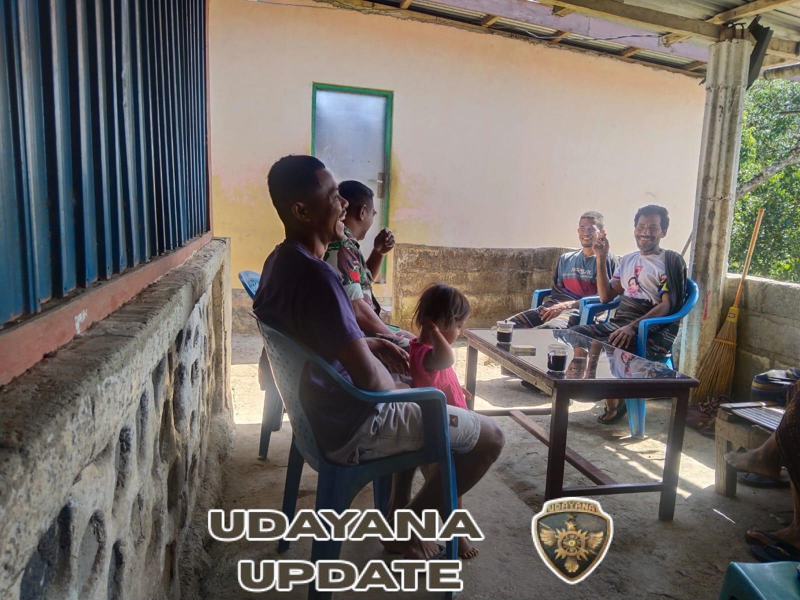 Pemantauan Wilayah Binaan, Babinsa Koramil 03/Detusoko Pastikan Keamanan Desa Lisekuru