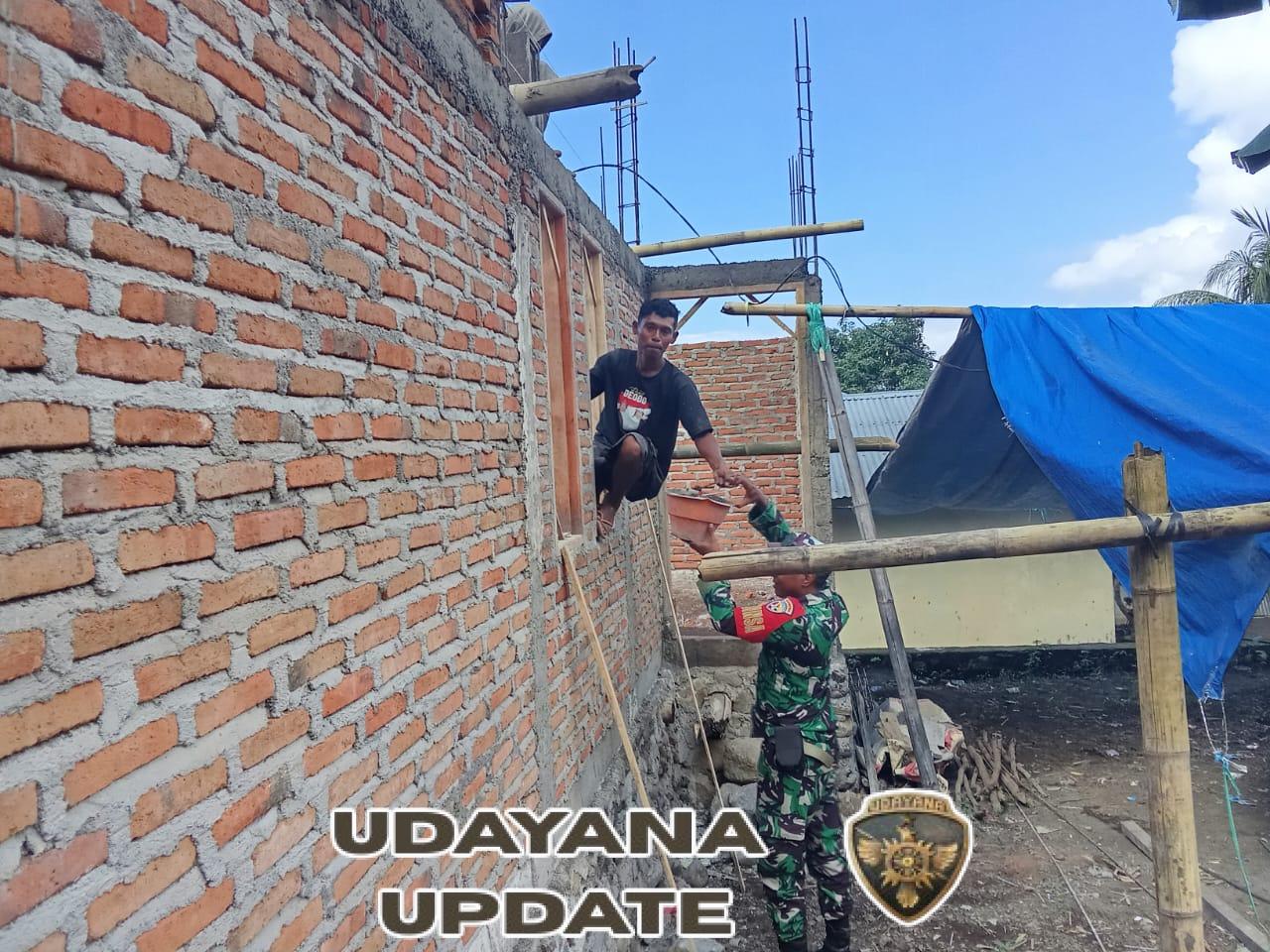 Kodim 1602/Ende Pantau dan Bantu Pembangunan Wilayah Binaan di Ndori