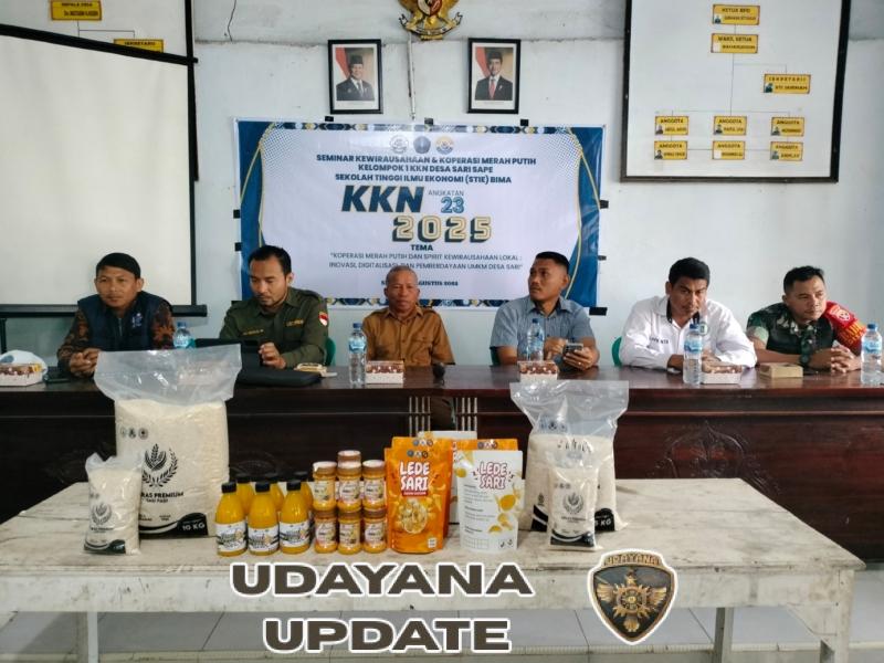 Babinsa Desa Sari Hadiri Seminar Kewirausahaan dan Koperasi Desa Merah Putih