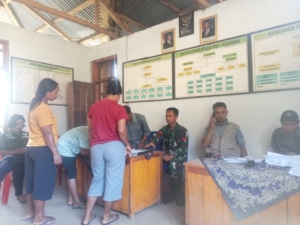 BLT Dana Desa Tahap III Disalurkan di Galang, Babinsa: Bantuan Harus Tepat Sasaran