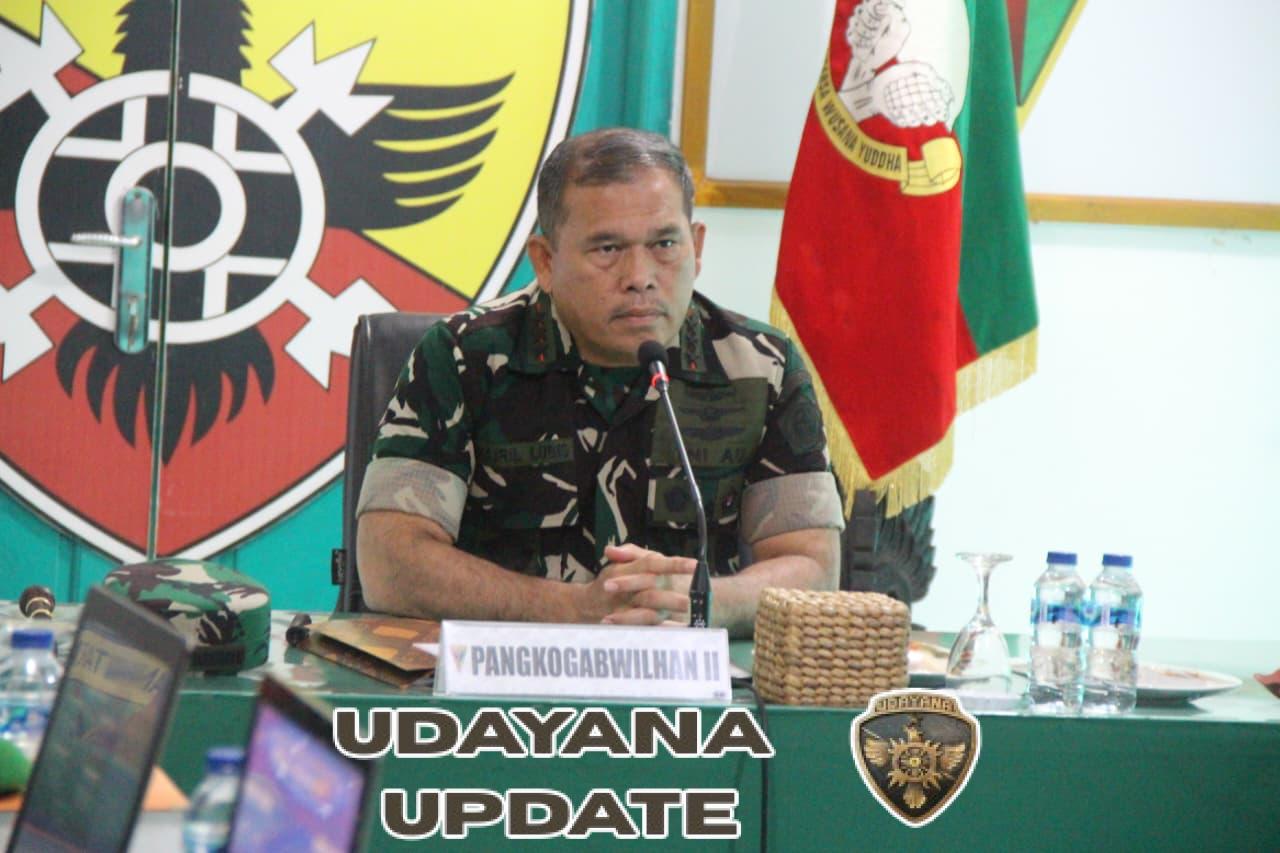 Satgas Yonif 741/GN Terima Kunjungan Kerja Pangkogabwilhan II Beserta Rombongan di Daerah Perbatasan