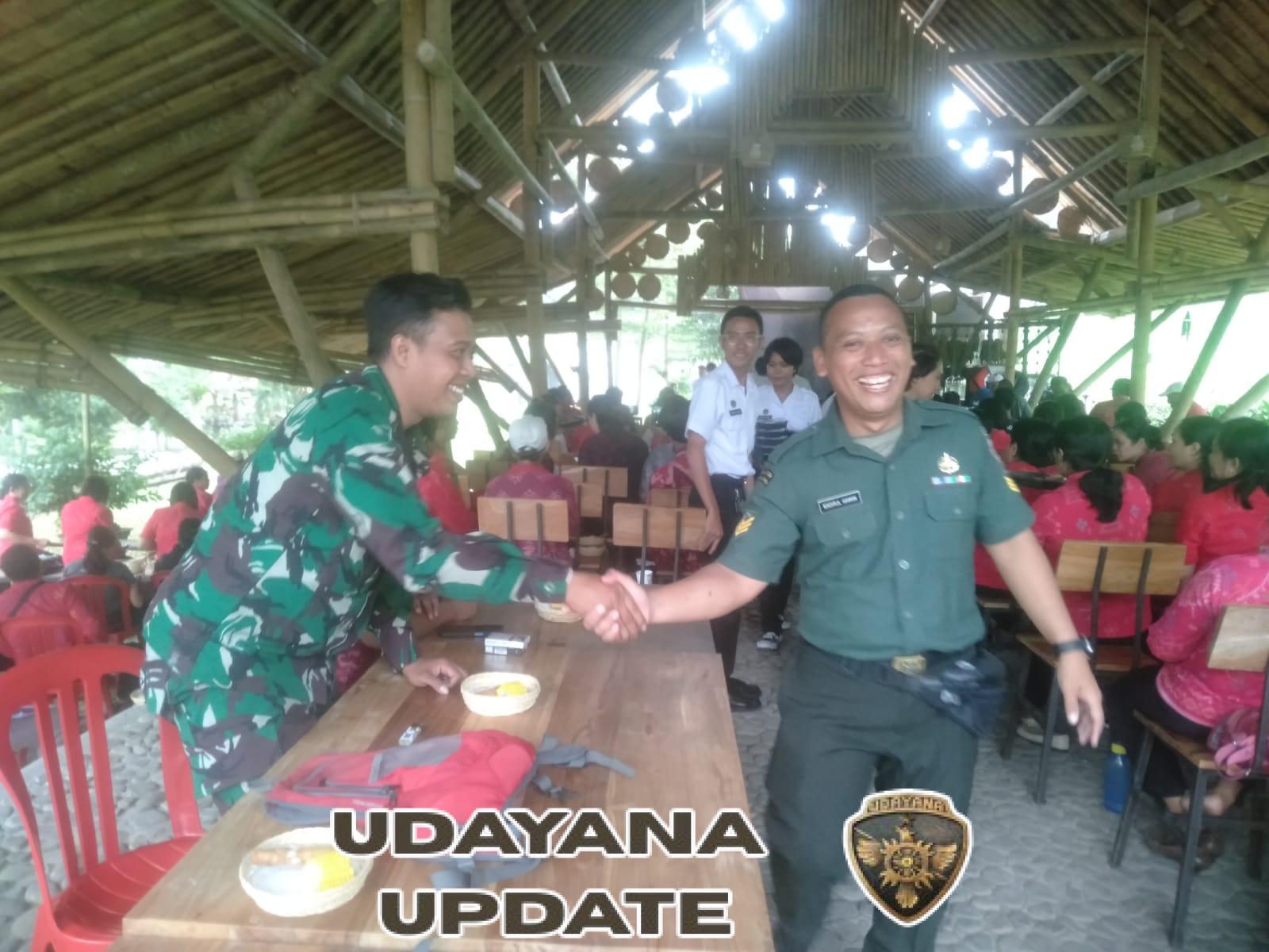 Babinsa Baturiti Hadiri Rapat dan Testimoni Makan Bergizi Gratis di Desa Wisata Alam Dudu