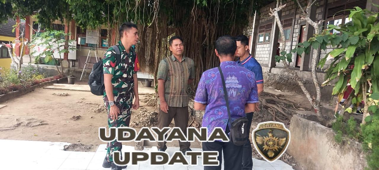 Silahturahmi Ke Sekolah, Babinsa Klumpu Wujudkan Sinergitas Dan Hubungan Harmonis